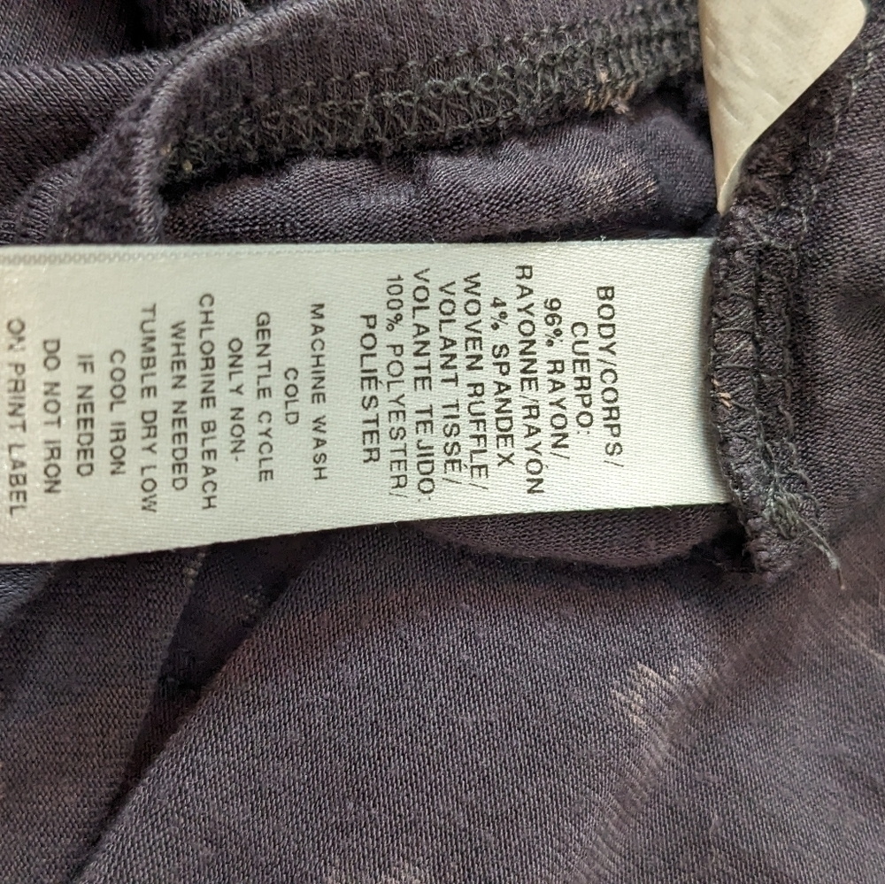 Loft Sleeveless Ruffle Tank Top Shirt S - Picture 5 of 5